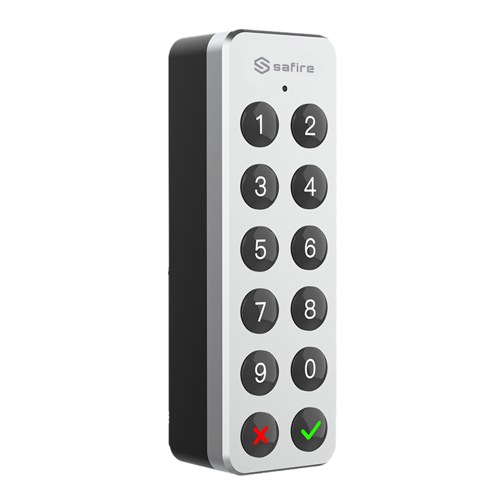 Nøgle til lås - Egnet til duplikering - Kompatibel med SF-SMARTLOCK-BT-PRO - Lavet af rustfrit stål - Ergonomisk form - Inkluderer 1 stk