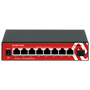 Multigagibit Switch 2,5Gbps - 8 porte + 1 Uplink SFP 10G - Porthastighed 2,5/1Gbps - Packet forwarding rate 44.64 Mbps - Switching kapacitet 60 Gbps - Desktop Switch