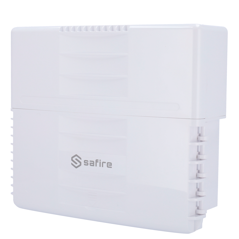 Safire Udendørs Hi-PoE Switch - 8 PoE porte + 2 SFP + 2 RJ45 - Gigabit porthastighed 10/100/1000Mbps - 6 PoE+ Porte 30W + 2 Hi-PoE Porte 60W - PoE Watchdog - Op til 120W Total PoE Strøm