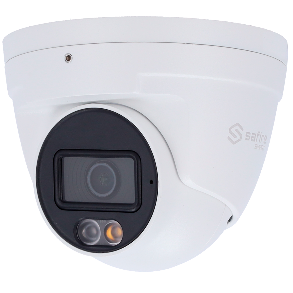Safire Smart - Turret kamera 4 in 1 Range B1 med dual light - 2 Mpx (1920x1080), 1/3" CMOS - Linse 2.8mm | DWDR, HLC, BLC, AGC - Dual Light (IR + hvid LED op til 30 m) - Vejrbestandig IP67