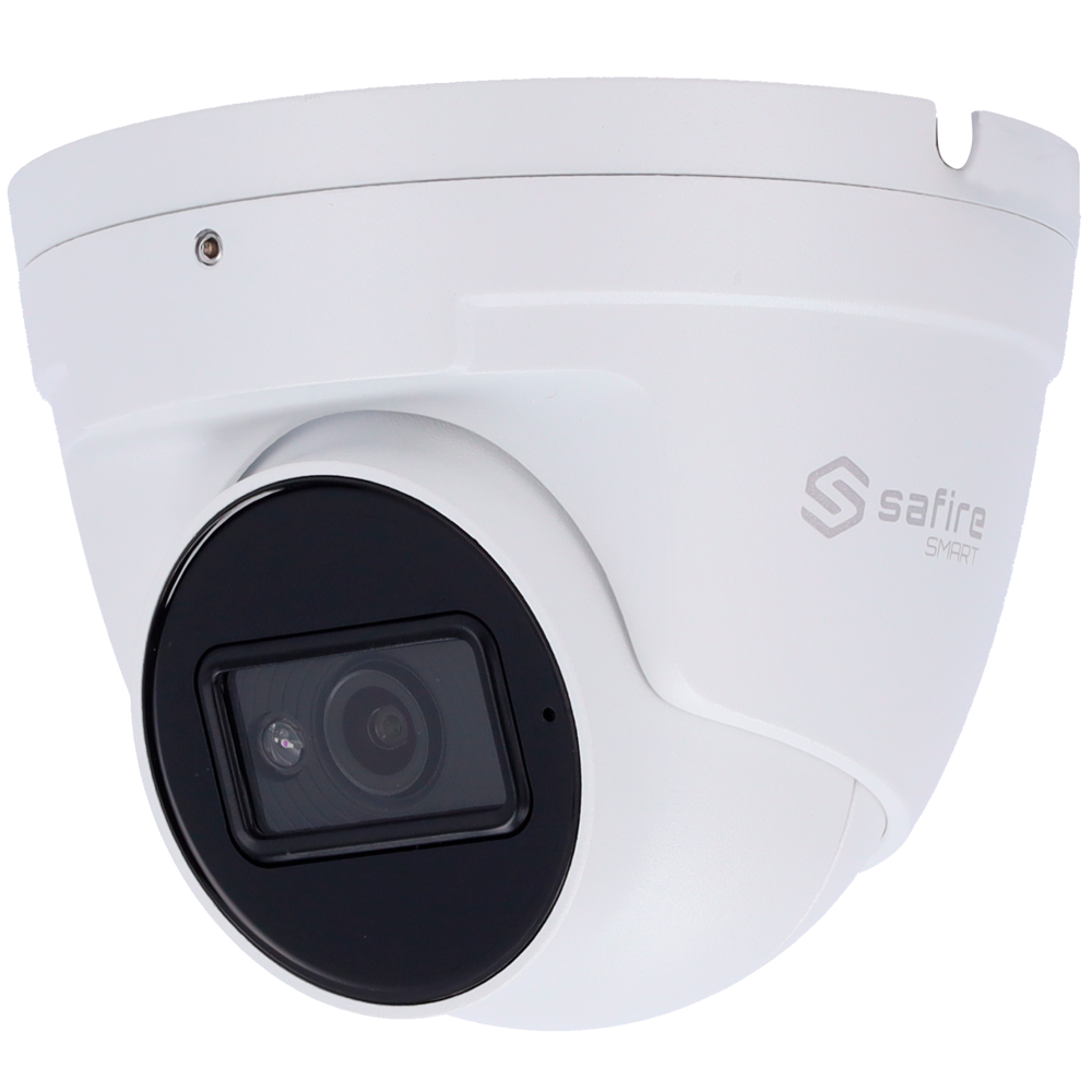 Safire Smart - Turret kamera 4 i 1 Range E1 - 2 Mpx (1920x1080), 1/2.8" CMOS Starlight - 2,8 mm Linse | 30 m IR rækkevidde - WDR, HLC, BLC, AGC | Lyd over koaksial HDTVI - Vejrbestandig IP67