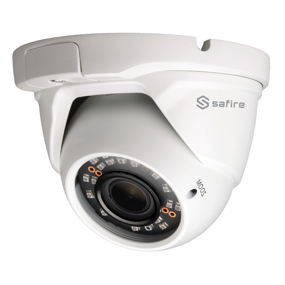 Turret kamera 4N1 Safire ECO Range - 1/3" SOI 2 Mpx - 2.7~13.5 mm varifocal linse - 3D DNR - Smart IR Matrix LEDs rækkevidde 30 m - Vejrbestandig IP66