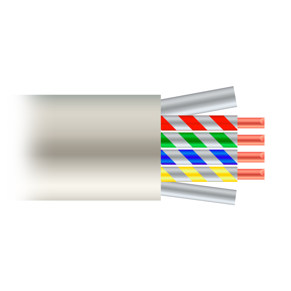 Safire UTP Kabel UTP Category 6 - Leder CCA - Diameter 23 AWG-0,58mm - Overholder 90m Fluke test - LSZH kappe - Leveres i æske på 100m / Grå farve
