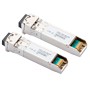 Par SFP transceiver moduler - Tx 1330/1270 nm Rx 1270/1330 nm - Single mode fiber - LC Simplex stik - BiDi - Maksimum 10 km - 10Gb/s - 10GBase-LR