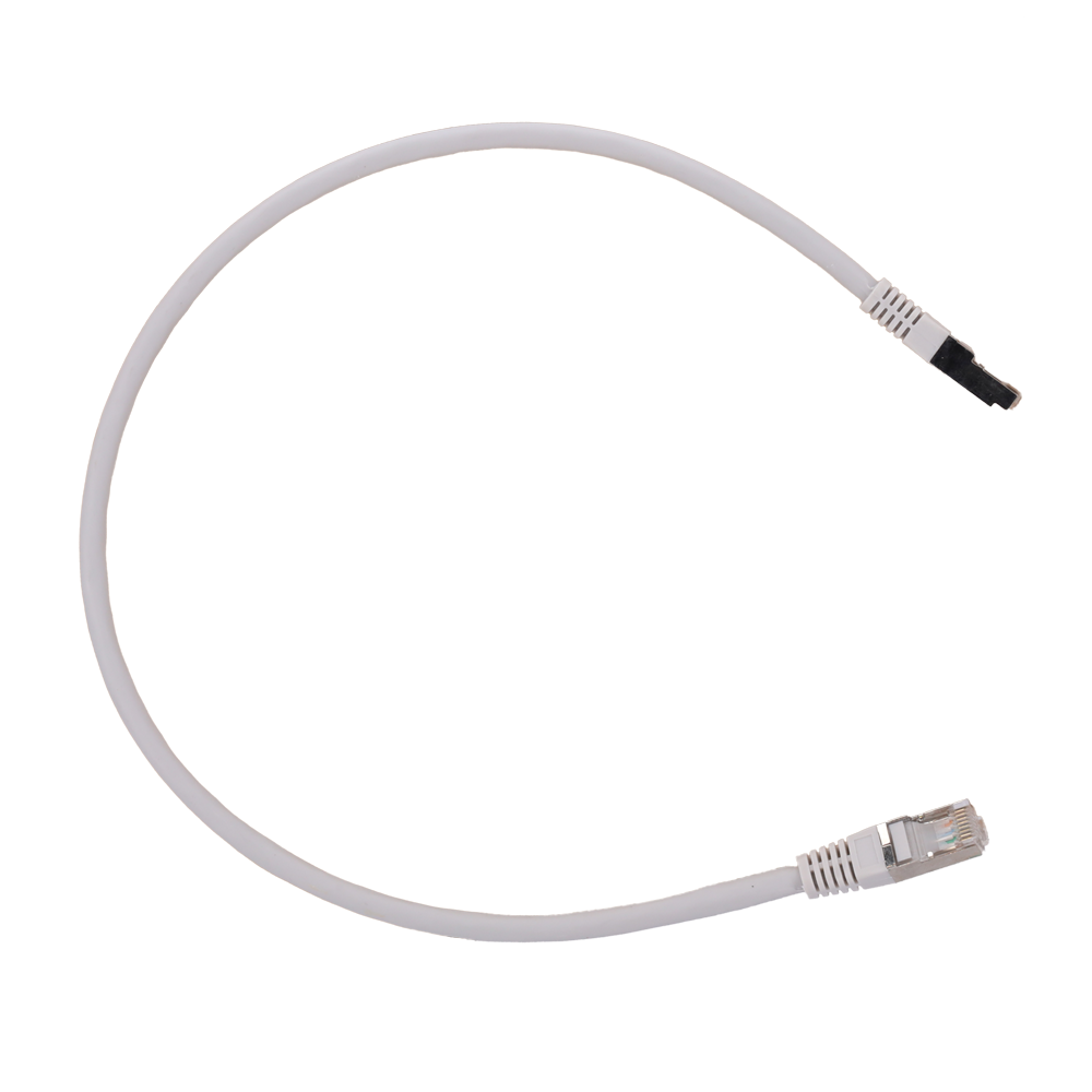 SFTP Kabel - Ethernet - RJ45 Stik - Category 6A - 0,5 m - Hvid