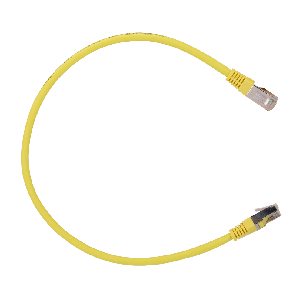SFTP Kabel - Ethernet - RJ45 Stik - Category 6A - 0,5 m - Gul