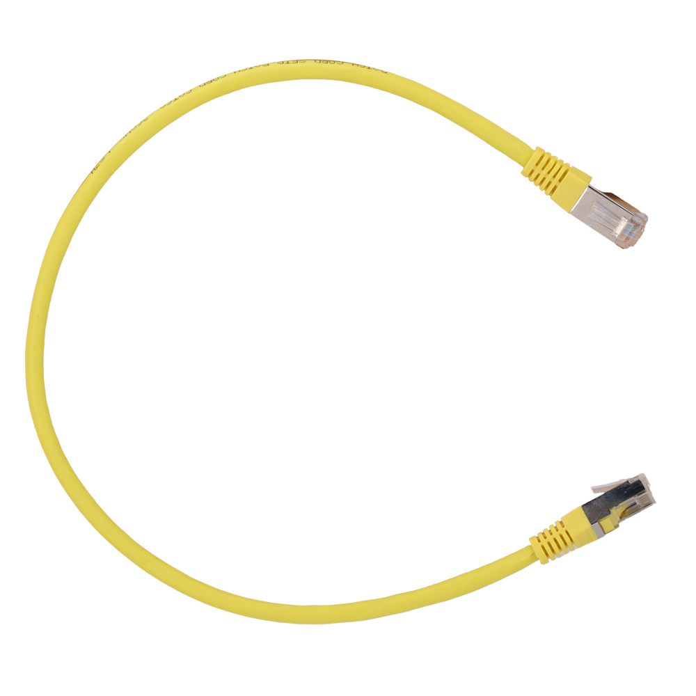 SFTP Kabel - Ethernet - RJ45 Stik - Category 6A - 1 m - Gul