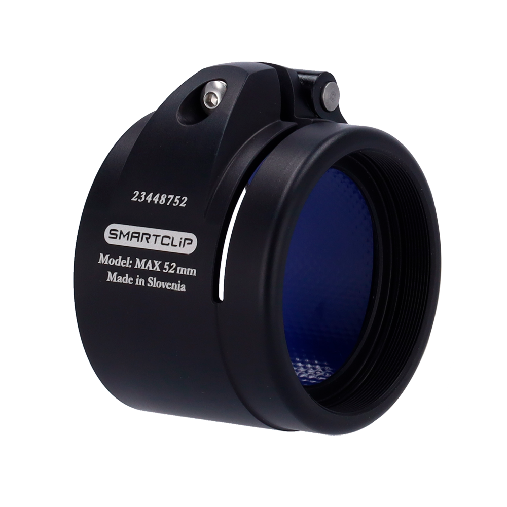 Termisk clip-on adapter - Gevind M52x0.75 - Størrelse 52 mm - Aluminium - Sort