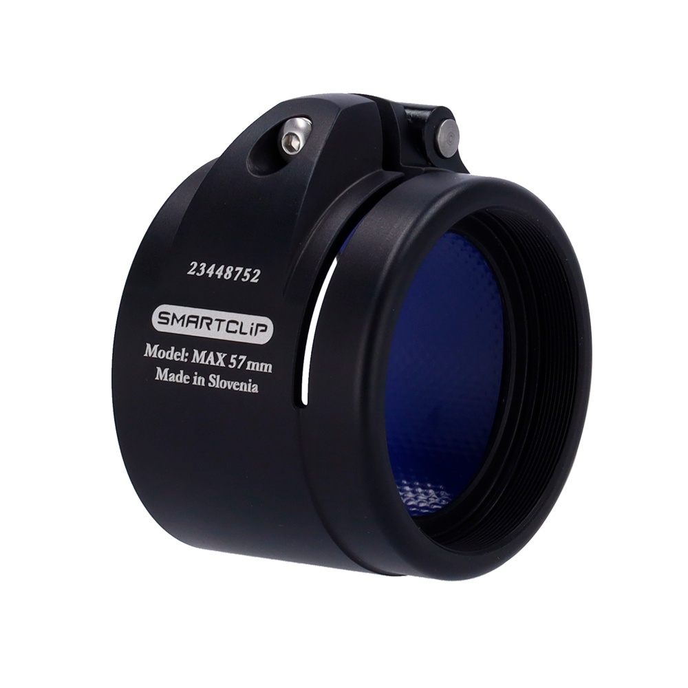 Termisk clip-on adapter - Gevind M52x0.75 - Størrelse 57 mm - Aluminium - Sort