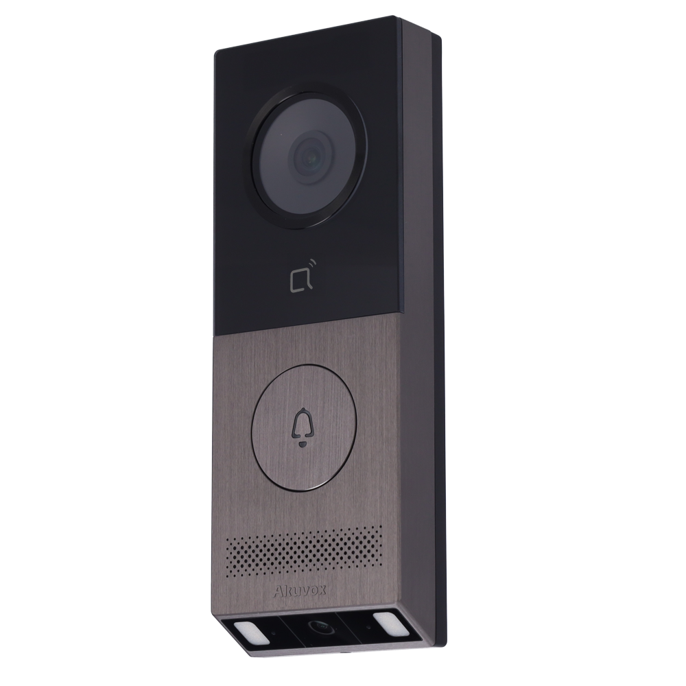 Vandalresistent IP video porttelefon IK08 påbygning - Kamera 5 Mpx/2 Mpx | Tovejs audio - MF kort, NFC, BLE og QR | 2 relæer - PoE, SIP standard - Cloud vedligeholdelse - Forbindelse via Cloud | Output 12V