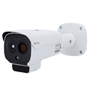 Sunell Dual IP bullet termisk kamera - 256x192 VOx | 10mm linse - Optisk sensor 1/2.7" 4 MP | Linse 8mm - Termisk følsomhed ≤50mK - Forebyggende branddetektion og alarm - Temperaturmåleområde -20º~150ºC / ±2ºC