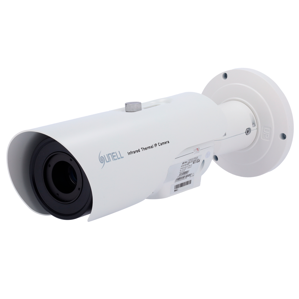 Sunell IP Termisk Kamera - 400x300 VOx | 8mm Linse - Termisk følsomhed ≤40mK - Nøjagtighed ±2ºC - Temperatur-, Menneske- og Køretøjsdetektion - NDAA - NEMA 4X