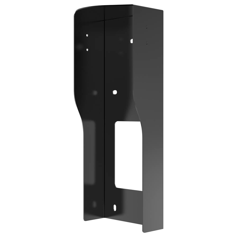 Video porttelefon cover - Akuvox-specifik AK-X912S - Dimensioner: 246 (H) x 98 (B) x 75 (D) mm - Lavet af galvaniseret stål - Regnvisir - Påbygning