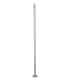 Support til kamera - Udtrækkeligt 1050~2000 mm - 360º rotationsdrejeled - Hult kabelgennemførselsafsnit - Grunddiameter 112 mm