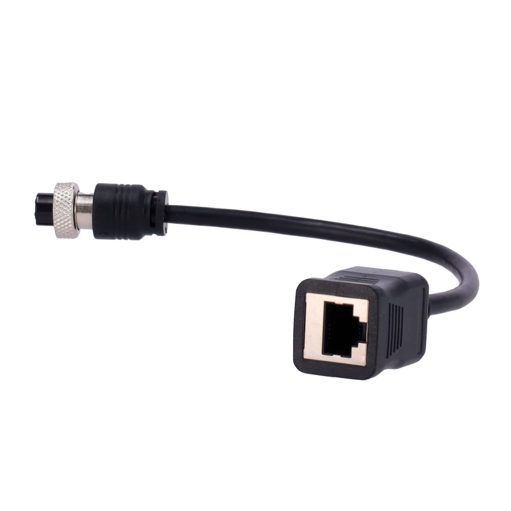 Streamax - Konvertering 6PIN hun til RJ45 hun - Længde 15cm