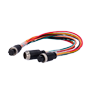Streamax - Kabel til strømforsyning af 2 optagere - 9 ben