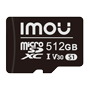Imou microSD kort - Kapacitet 512 GB - Class 10 | Hastighed R/W: 100/85 MB/s - E/P Cykler: op til 500 - Hjemmekameraer, Smartphones, Tablets
