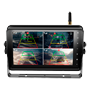 Touchscreen monitor med integreret optager - 10 tommer - 4 optagekanaler - Trådløs kommunikation - Vejrbestandig IP66 - Kompatibel AI detektion