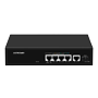 Multigagibit PoE Switch 2,5Gbps - 4 PoE + 1 Uplink Rj45 1/2,5G+ 1 Uplink SFP+ 10G - Port hastighed 2,5/1Gbps - 4 PoE+ Porte 30W - PoE Watchdog - Op til 65W Total PoE Effekt