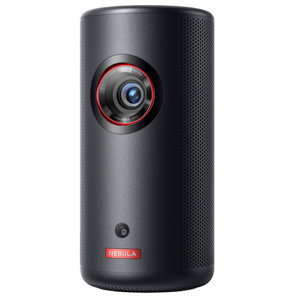 Nebula Capsule 3 1080p Projektor - WiFi forbindelse / Google TV OS - 200 Lumens lysstyrke - Projektion op til 120" - Batterilevetid op til 2,5 timer - Højttaler 8W (Dolby Audio)