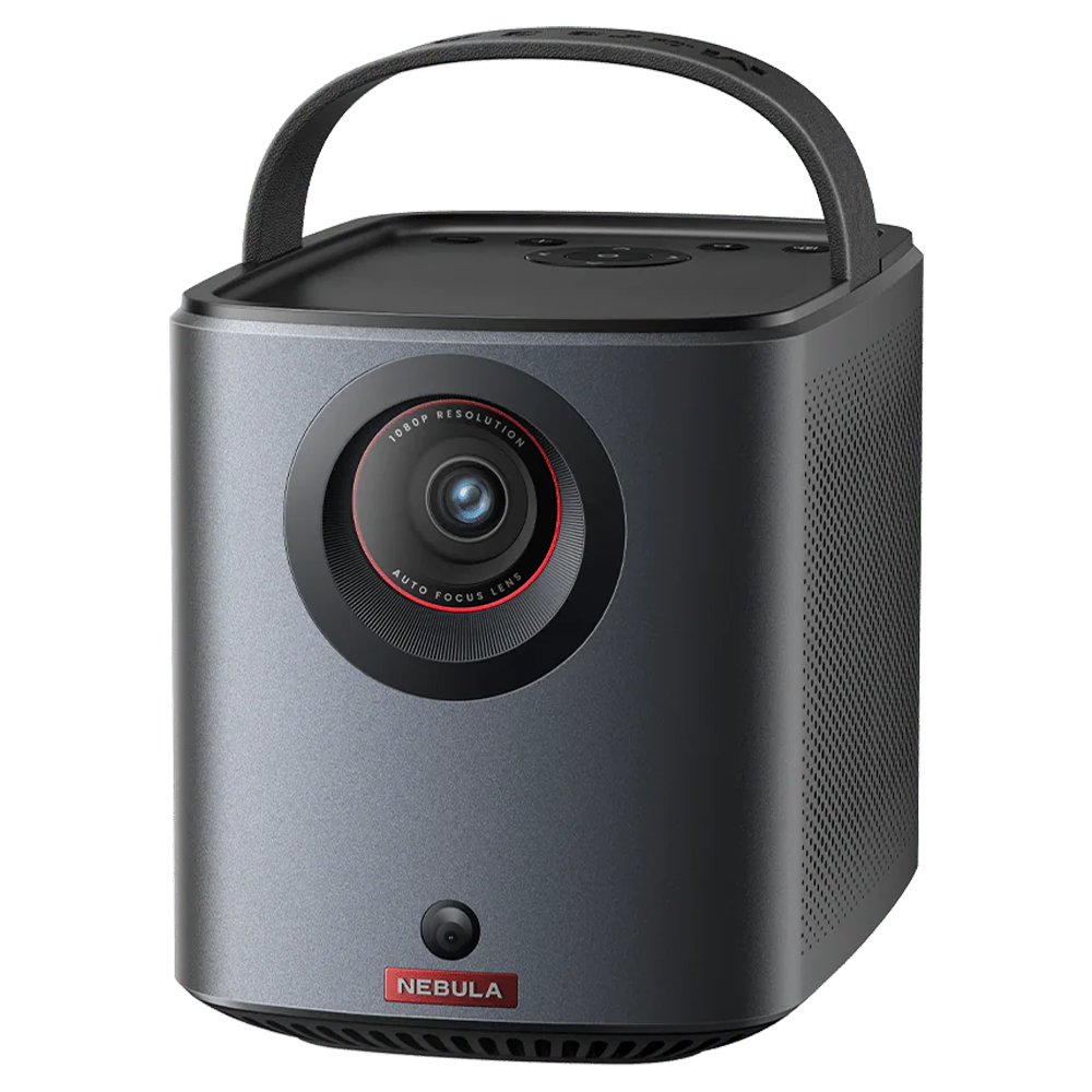 Nebula Mars 3 Air 1080p bærbar projektor - WiFi forbindelse / Google TV OS - 400 Lumens lysstyrke - Projektion op til 150" - Batterilevetid op til 2,5 timer - Højttaler 2X8W (Dolby Audio)