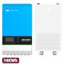 Inverter + Batteripakke - Effekt 8000W - 2 MPPT indgange - Inverter, oplader og regulator - Batteri 14336Wh - Wi-Fi kommunikationsmodul