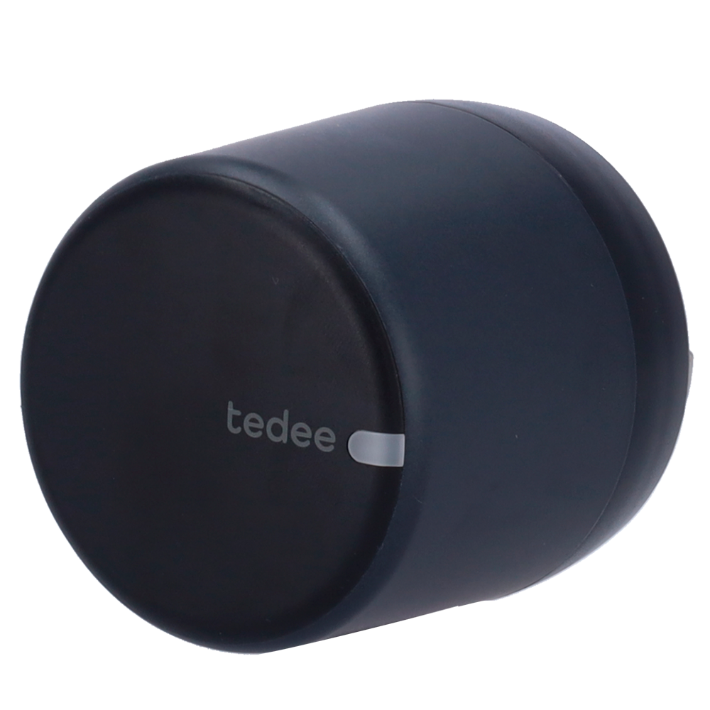 BLE smart nøgledrejerlås - Usynlig udefra - Installation uden manipulation af døren - Egnet til tredjeparts cylindre og TEDEE-CYLINDER-HPLUS - Gæstebrugere og adgangsrapporter - Tedee APP