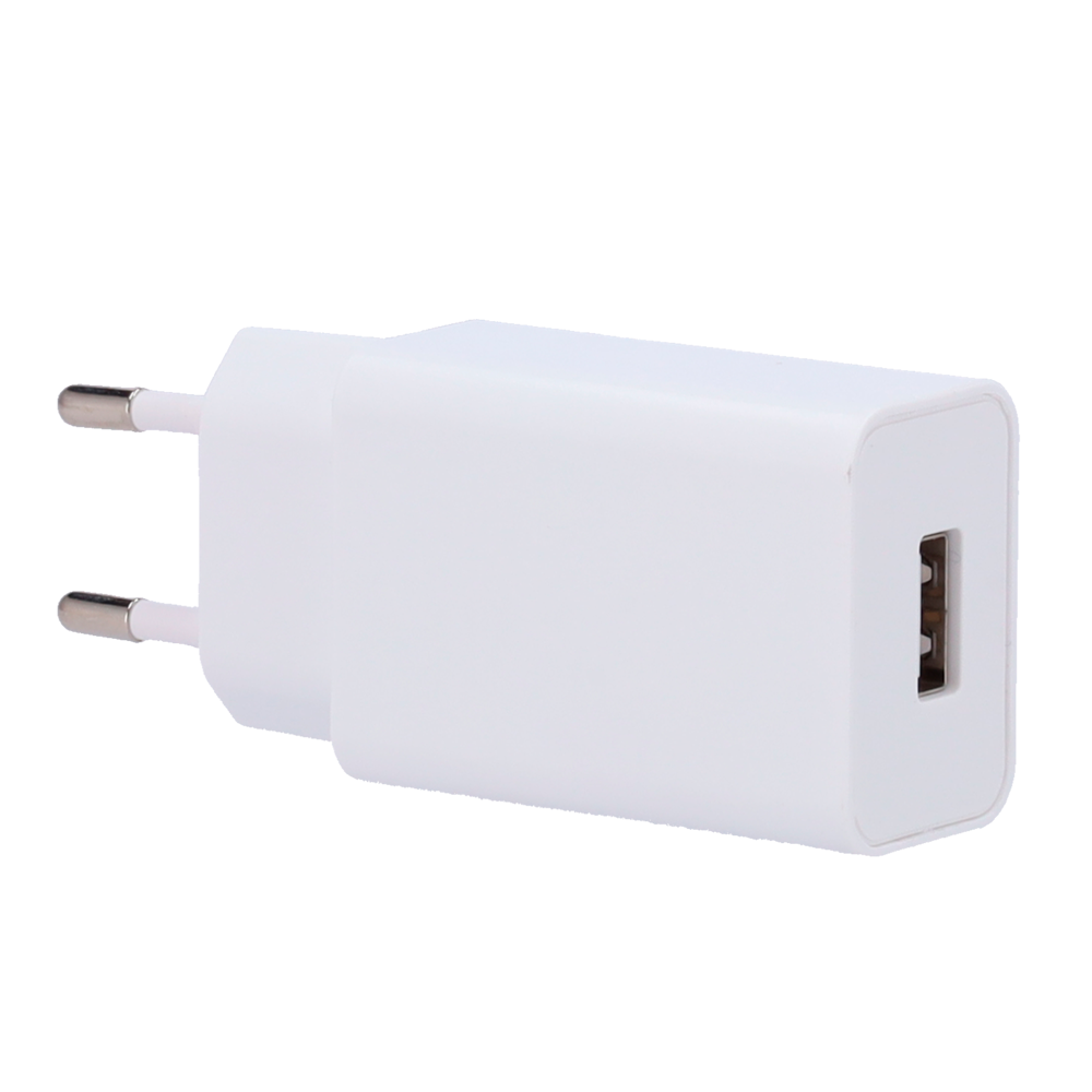 USB strømforsyning - Europæisk stiktype - AC indgang 100-240 V / 0,5 A - USB udgang A DC 5 V / 1 A - Maksimal effekt 5 W - Kompatibel med TEDEE-BRIDGE-WBT