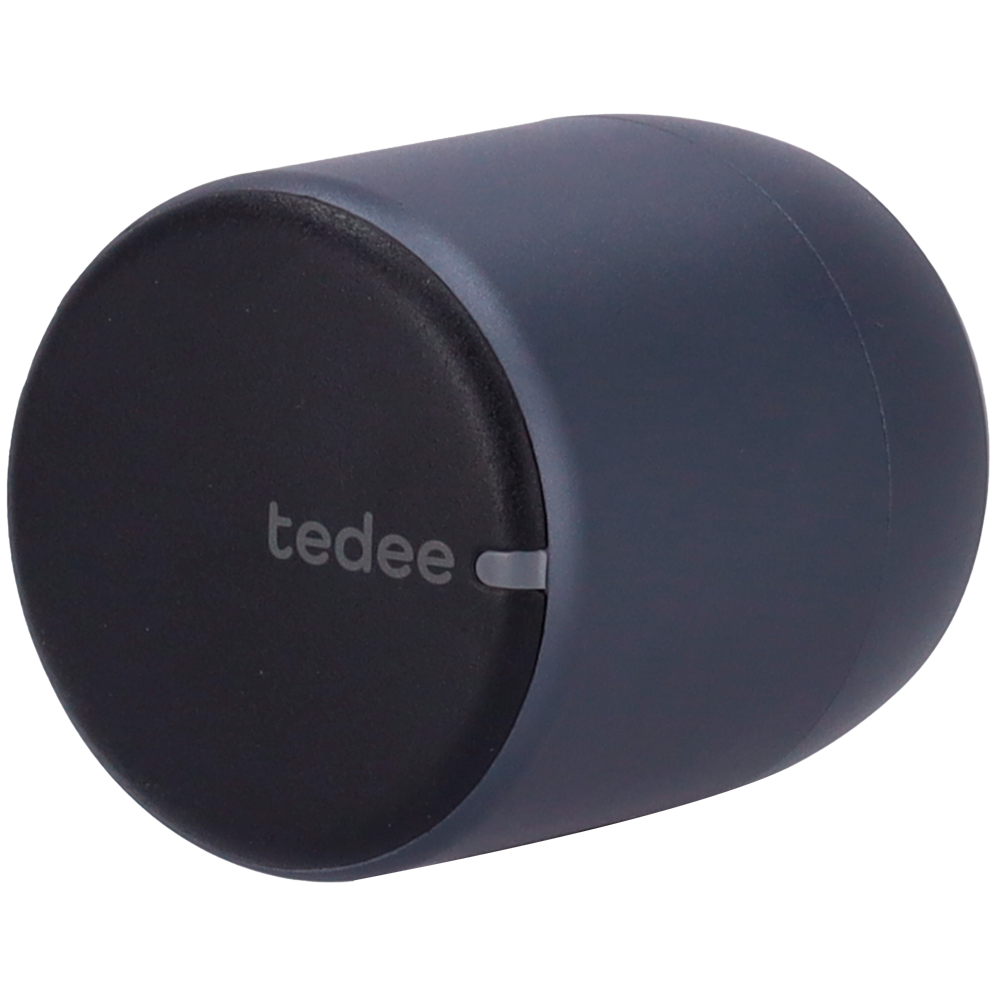BLE smart nøgledrejerlås - Usynlig udefra | Lille størrelse - Installation uden manipulation af døren - Egnet til cylinder TEDEE-CYLINDER-HPLUS-x - Gæstebrugere og adgangsrapporter - Tedee APP : Integreret LiPo batteri