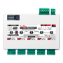 Adresserbart modul 5 outputs - 2 output type modaliteter: kontakt eller CO - 2 driftskriterier: Dæmpning og ikke-dæmpning - Beskyttet service indgang - Output status indikator - Overflade- eller DIN-montering med tilbehør (TFDIN)