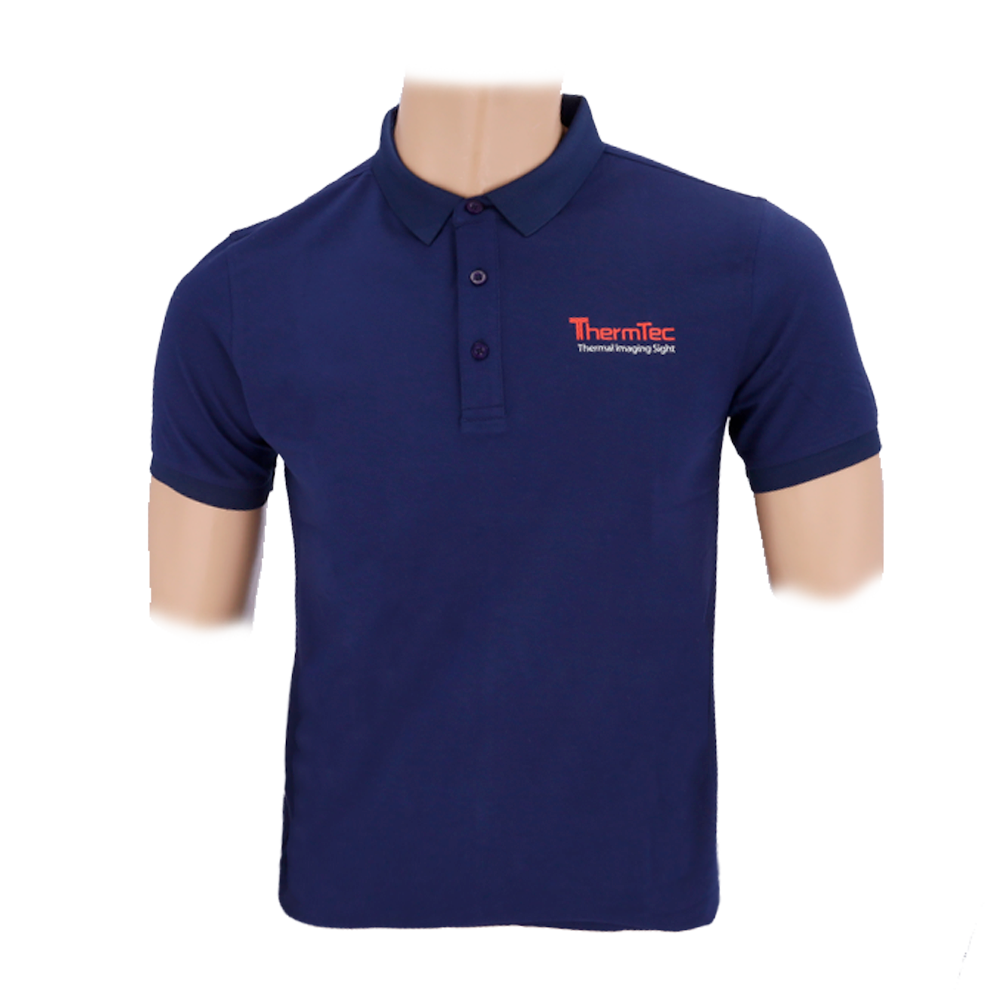 ThermTec - Polo skjorte størrelse L - Marineblå farve