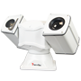 ThermTec Dual Thermal IP PTZ kamera - temperatursensor 640x512VOx - linse 50mm - synlig sensor 4MPx - linse 6,5 - 240mm - Termisk følsomhed ≤50mK - Termisk nøjagtighed ± 8ºC - Indtrængen og temperaturdetektering