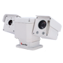 ThermTec Dual PTZ mini IP termisk kamera - temperatursensor 640x512VOx - linse 25mm - synlig sensor 4MPx - linse 16mm - Termisk følsomhed ≤35mK - Termisk nøjagtighed ± 8ºC - Indtrængen og temperaturdetektering