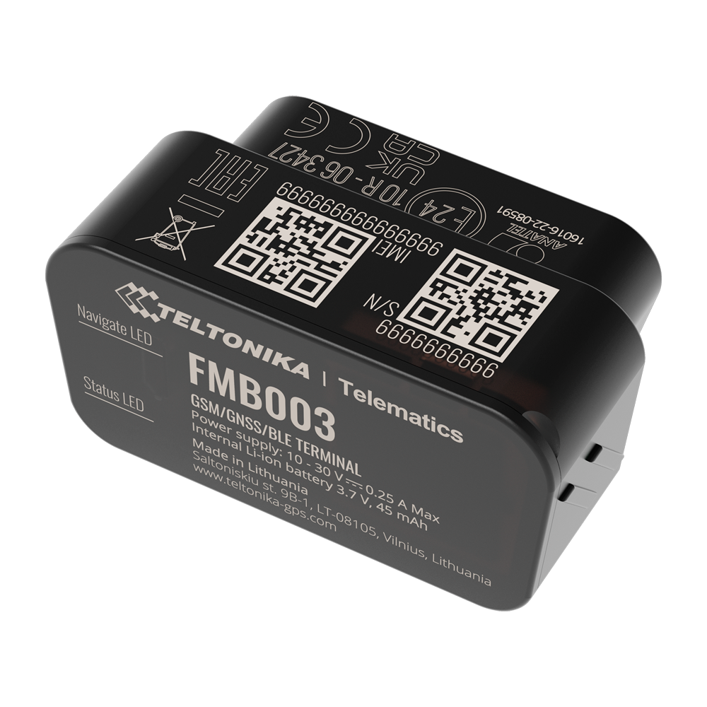Plug & Play Tracker til køretøjer - OBD tilslutning - Hurtig og tilgængelig installation - 2G og BLE til TK-EYE - Nano-SIM - OEM parameter læsning