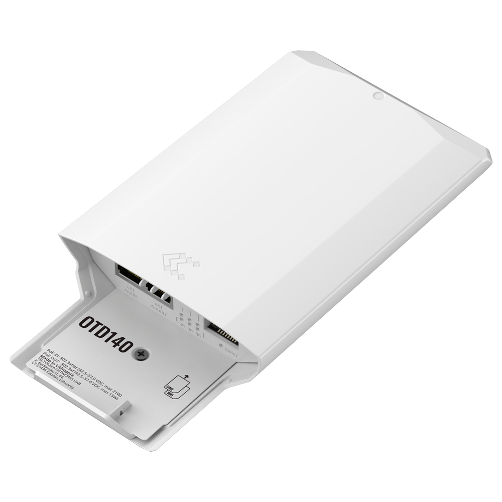 Teltonika Router 4G Industriel Udendørs - 4G (LTE) Cat 4 op til 150Mbps (Dual Sim) - 2 Ethernet porte RJ45 Fast Ethernet - 802.11b/g/n Wi-Fi 4 - PoE Powered In 802.3af (42.5 - 57.0 VDC) - Beskyttelsesgrad IP55