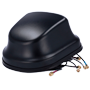 Teltonika Antenne - 5G Combo LTE/Wi-Fi/GNSS - Køretøjstagmontering - SMA stik - Udendørs certificering IP67 - Kabler LMR100 3 meter lange