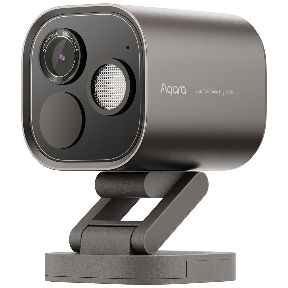 Aqara Camera Hub G5 Pro (WiFi) - Kamera 4MP / Farvet nattesyn - Gateway Zigbee 3.0, Thread, Bluetooth - Matter kompatibilitet - AI ansigts- og gestikgenkendelse - Understøtter Apple Homekit, Google, Alexa