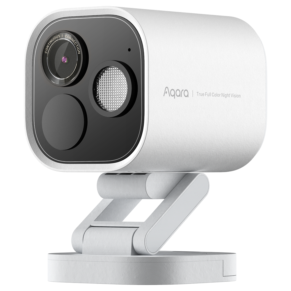 Aqara Camera Hub G5 Pro (WiFi) - Kamera 4MP / Farvet nattesyn - Gateway Zigbee 3.0, Thread, Bluetooth - Matter kompatibilitet - AI ansigts- og gestikgenkendelse - Understøtter Apple Homekit, Google, Alexa