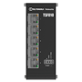 Teltonika Industrial Unmanaged Switch - 5 Ethernet porte RJ45 Fast Ethernet - Robust anodiseret aluminiumskabinet - Plug and Play - DC strøm 7 til 57V - Status LED