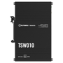 Teltonika Industrial Unmanaged Switch - 5 Ethernet porte RJ45 Fast Ethernet - Robust aluminiumskabinet - Plug and Play - DC strøm 9 til 30V - Status LED