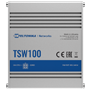 Teltonika Industrial Unmanageable PoE Industrial Switch - 5 Ethernet RJ45 Gigabit porte - 4 Ethernet PoE+ porte 802.3af/at - Op til 30W pr. PoE port - Op til 120W PoE effekt - Robust aluminiumskabinet