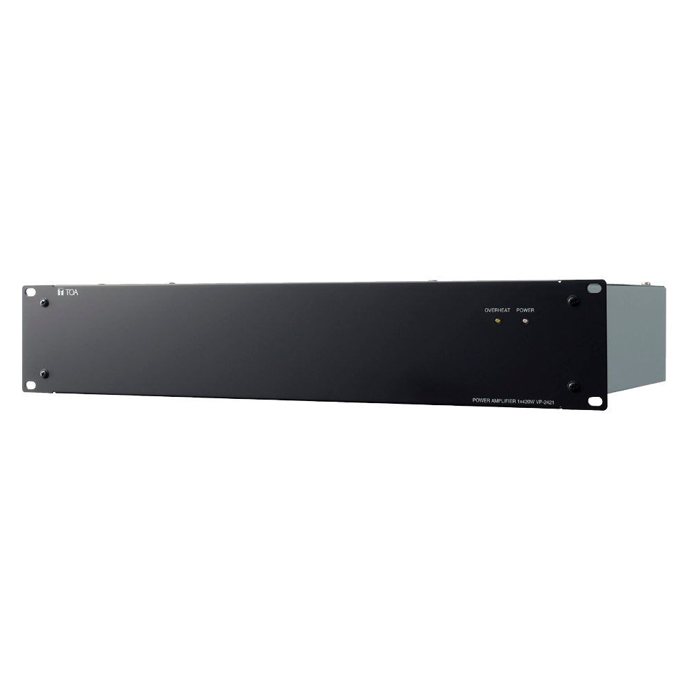 Central forstærker EN54 VM-3000 - Automatisk omskiftning ved fejl - Effekt 420 Wrms - Inputmodul VP-200VX påkrævet - Strømforsyning VX‐200PS påkrævet - Programmerbar dvaletilstand