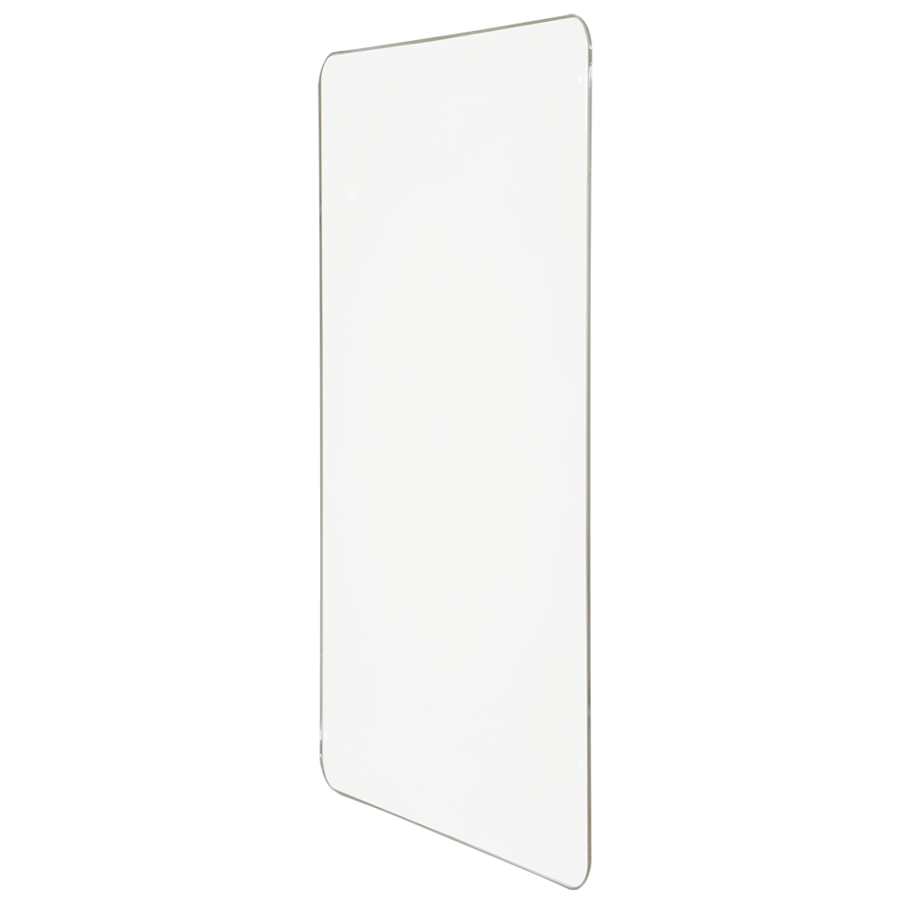 Glas til fuld højde indhegning - Til indhegningsstolper - Kompatibel med drejekors - Dimensioner 270 (B) x 1400 (H) x 10 (D) mm - Fremstillet af akrylmateriale
