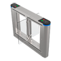 Dobbelt bidirektional adgangsturnstile - Port med foldbar acryl barriere - Tider, alarmer og åbningstilstande - Passagebredde 900 mm | 3.000.000 cykler - Fremstillet af rustfrit stål SUS304 - Tilføjer adgangskorridorer til TS-SG801-900