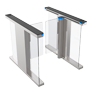 Bidirektional adgangsturnstile - Port med foldbar acryl barriere - Tider, alarmer og åbningstilstande - Passagebredde 600 mm | 5.000.000 cykler - Fremstillet af rustfrit stål SUS304 - Kompatibel med tredjepartssystemer