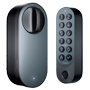 Aqara Smart lock U200 Sort - Matter over Thread / Bluetooth & NFC - Kræver AQARA HUB M3 - Midlertidig adgangskode / Fjernåbning - Genopladelig batteri / Tastatur - Understøtter Apple Homekit, Google, Alexa