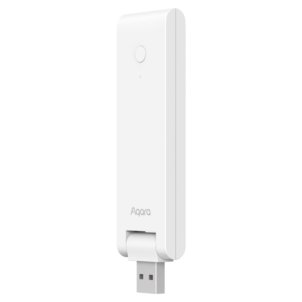 Aqara Hub E1 - Zigbee 3.0 - Zigbee til WiFi HUB / Gateway - WiFi repeater funktion 2.4 GHz - USB strøm - Understøtter Apple Homekit, Google, Alexa