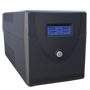 Enfaset Line Interactive UPS - Effekt 1000VA/600W - Indgang 220~240VAC / Udgang 230 VAC - 4 overspændingsbeskyttede udgange - Genopladningstid 6~8 timer - 2 forseglede bly-syre batterier (inkluderet)