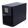 Online UPS - Effekt 1000VA/900W - Indgang 200~240 VAC / Udgang 200~240 VAC - 4 beskyttede IEC backup-udgange - Genopladningstid 4~5 timer - 2 forseglede bly-syre batterier (inkluderet)