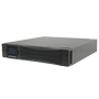 Online UPS til rack- eller tårninstallation - Effekt 1500VA/1350W - 2 overspændingsbeskyttede udgange - Genopladningstid 4t 90% - Hot swappable - 3 forseglede bly-syre batterier (inkluderet)